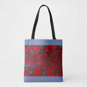 SCOTTISH  COLOURED  VORTEX  TOTE BAG