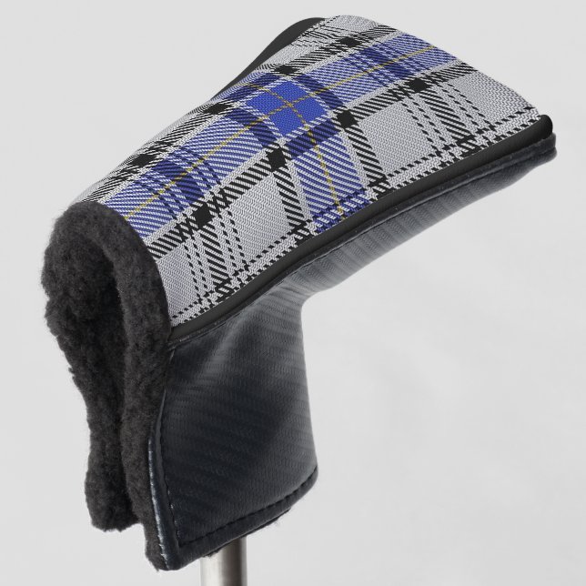 Scottish Colours Clan Hannay Tartan Plaid Golf Head Cover (3/4 Front)