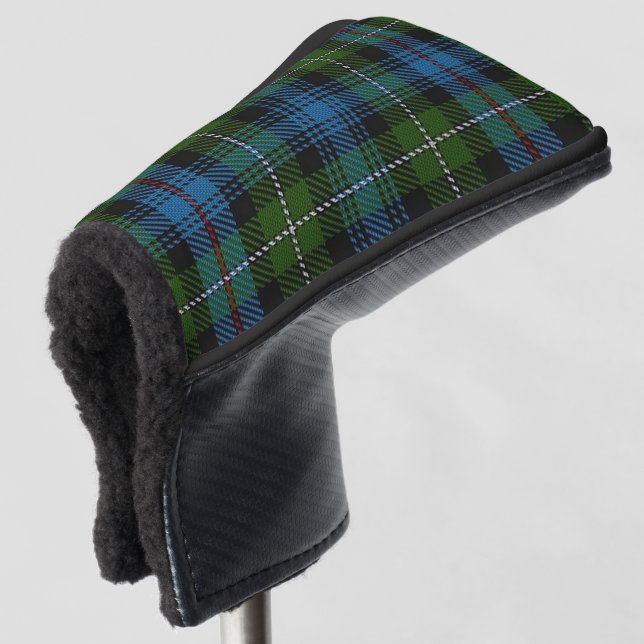 Scottish Colours Clan MacKenzie Tartan Plaid Golf Head Cover (3/4 Front)