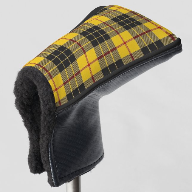 Scottish Colours Clan MacLeod Tartan Plaid Golf Head Cover (3/4 Front)