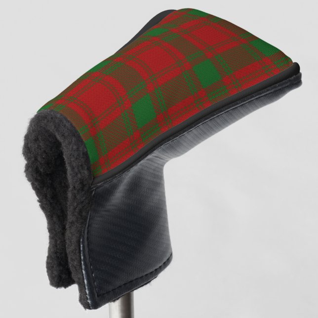 Scottish Colours Clan MacQuarrie Tartan Plaid Golf Head Cover (3/4 Front)