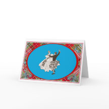 Scottish Country Dance Greeting Card