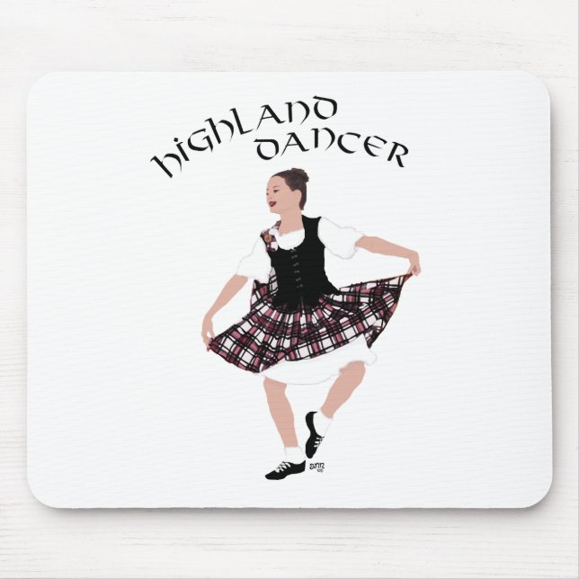 Scottish Country Dancer Mouse Pad (Front)