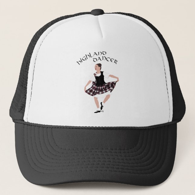 Scottish Country Dancer Trucker Hat (Front)