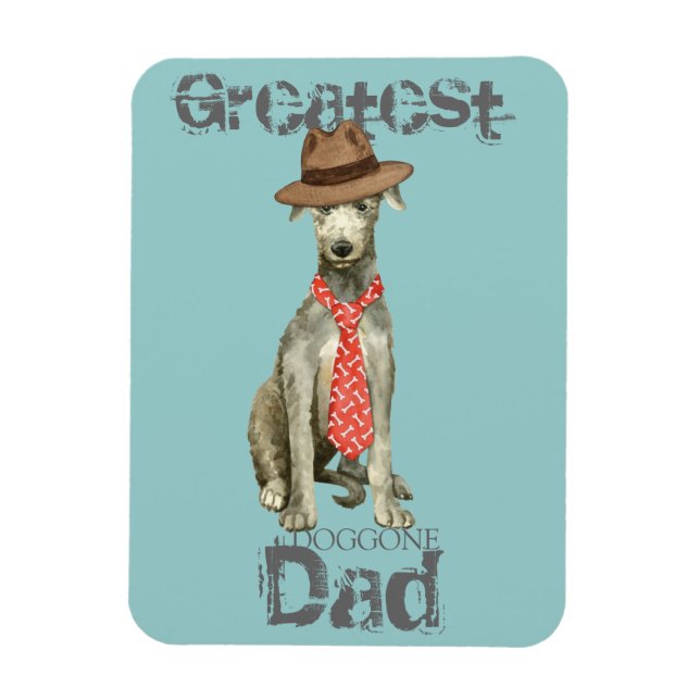 Scottish Deerhound Dad Magnet (Vertical)