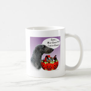 Scottish Deerhound Halloween Candy Coffee Mug