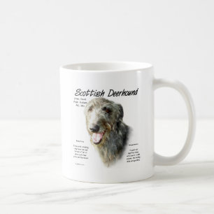 Scottish Deerhound History Design Coffee Mug