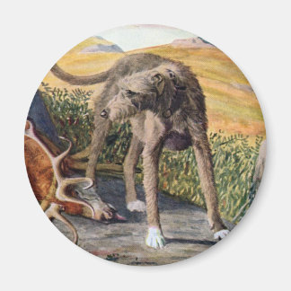 Scottish deerhound magnet