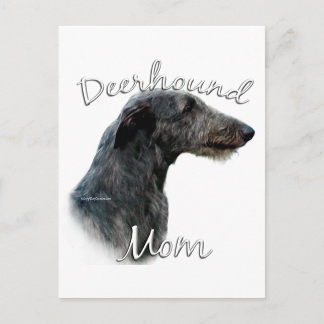 Scottish Deerhound Mum 2 Postcard (Front)