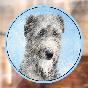 Scottish Deerhound Painting - Cute Original Dog Ar