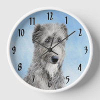 Scottish Deerhound Painting - Cute Original Dog Ar