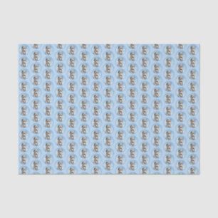 Scottish Deerhound Painting - Cute Original Dog Ar Tissue Paper