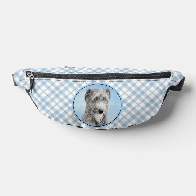 Scottish Deerhound Painting Grey Original Dog Art Bum Bags (Lay Down)