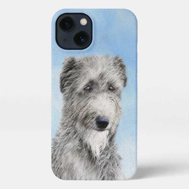 Scottish Deerhound Painting - Original Dog Art iPhone Case (Back)