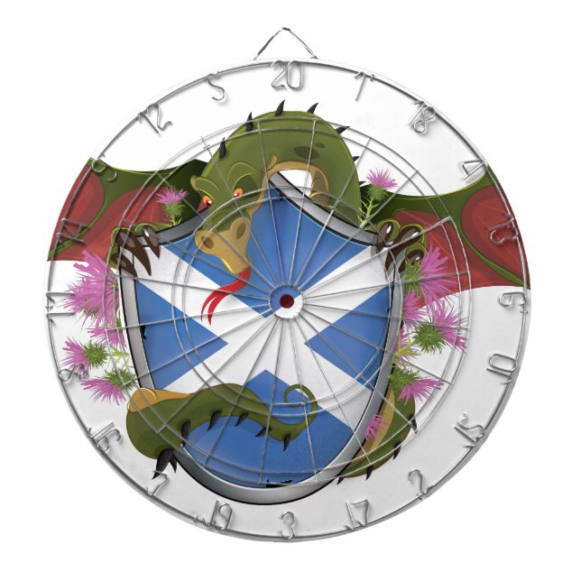 Scottish Dragon Dartboard (Front)