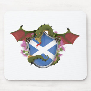 Scottish Dragon Mouse Pad