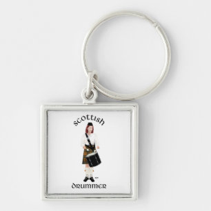 Scottish Drummer - Butterscotch Key Ring