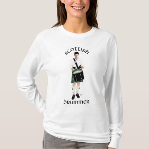 Scottish Drummer - Green Kilt T-Shirt