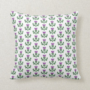 Scottish emblem thistle cushion