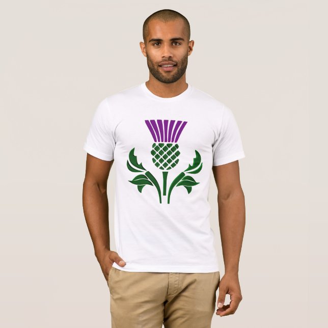 Scottish emblem thistle T-Shirt (Front Full)