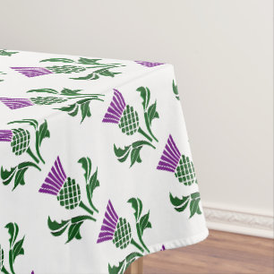 Scottish emblem thistle tablecloth