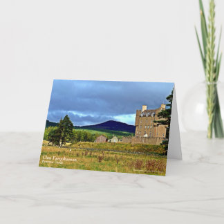 Scottish Farquharson Clan's Braemar Castle Gift Note Card