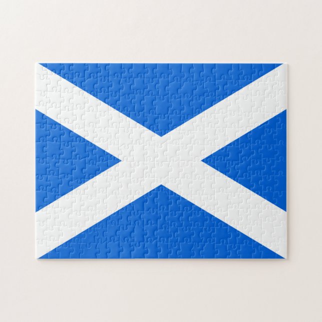 Scottish Flag 11x14 252pc jpcn Jigsaw Puzzle (Horizontal)