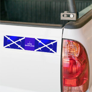 Scottish Flag Bumper Sticker