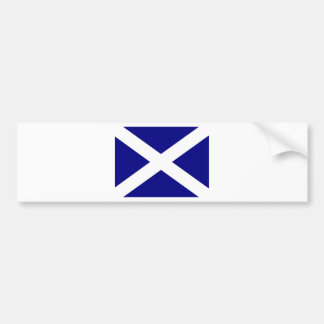 Scottish Flag clothing Bumper Sticker