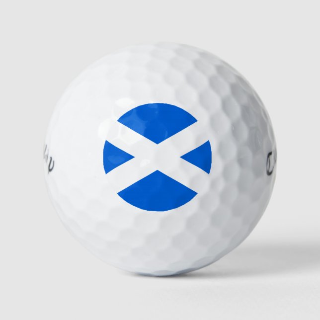 Scottish Flag cwb gbcnt Golf Balls (Front)