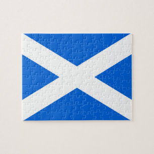 Scottish Flag Jigsaw Puzzle arc1