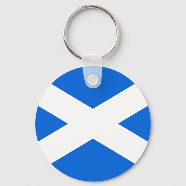 Scottish Flag kccnt Key Ring (Front)
