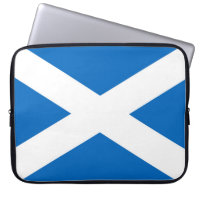 Scottish flag laptop sleeve