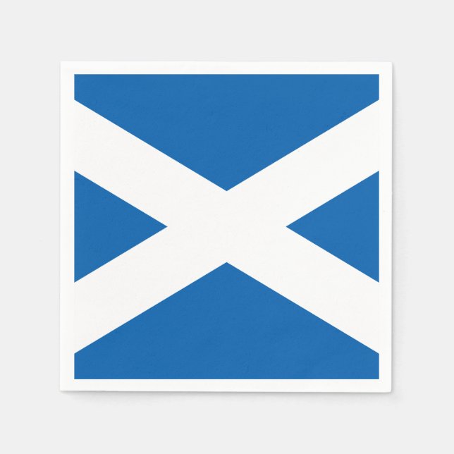 Scottish flag napkin (Front)