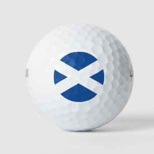 Scottish flag of Scotland golf ball set gift