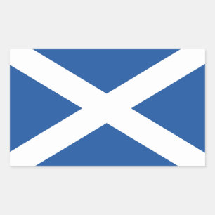 Scottish flag of Scotland rectangle sticker