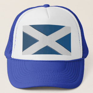 Scottish Flag of St Andrew, Patriotic Scotland Trucker Hat