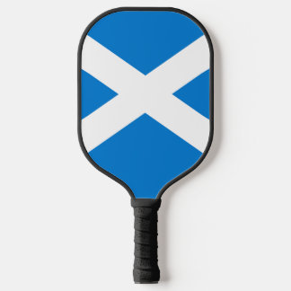Scottish flag pickleball paddle
