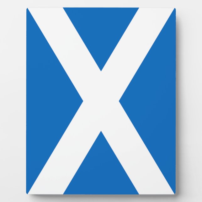 Scottish Flag Plaque (Front)