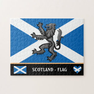 Scottish Flag Puzzle & Rampant / Scotland