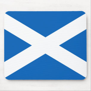 Scottish Flag (Saltire) (Scotland Flag) Mouse Pad