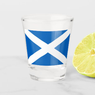 Scottish Flag (Saltire) (Scotland Flag) Shot Glass