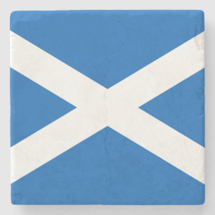 Scottish Flag (Saltire) (Scotland Flag) Stone Coaster