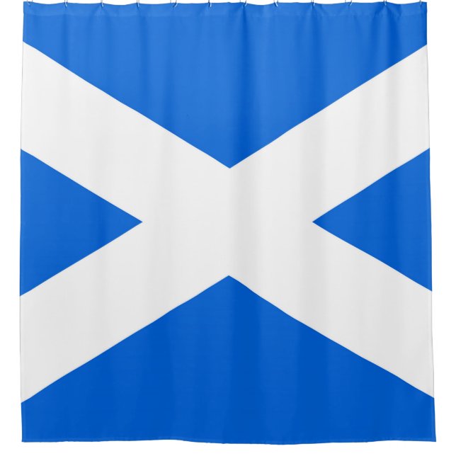 Scottish Flag sccnt Shower Curtain (Front)