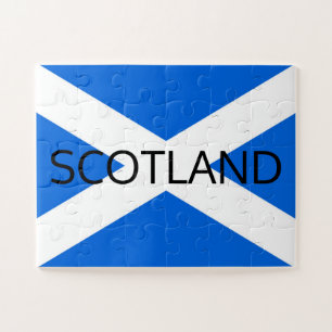Scottish Flag Scotland 11x14 30pc jpcn Jigsaw Puzzle