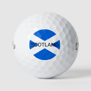 Scottish Flag Scotland cwb gbcnt Golf Balls