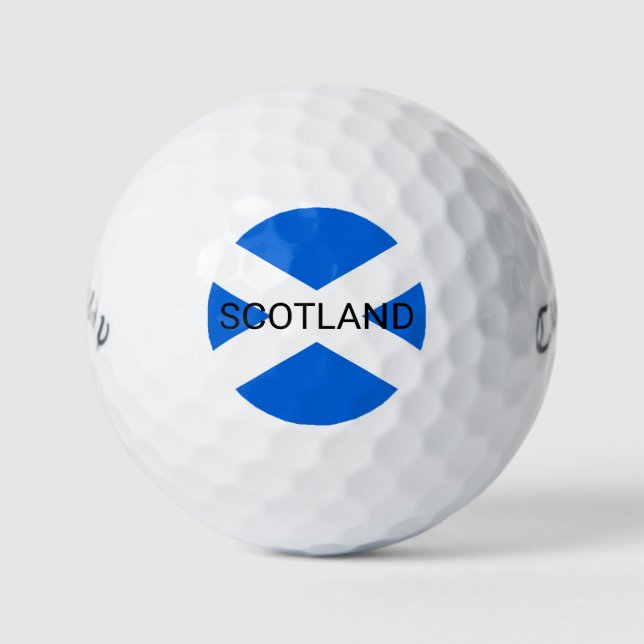 Scottish Flag Scotland cwb gbcnt Golf Balls (Front)