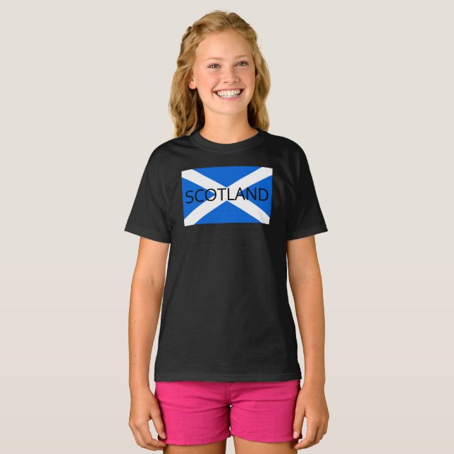 Scottish Flag Scotland gccnt T-Shirt (Front Full)