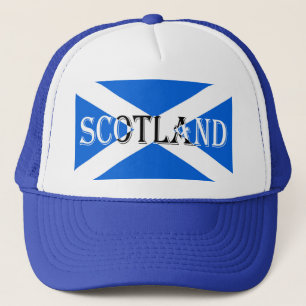 Scottish Flag Scotland Inverted thcn Trucker Hat