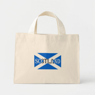 Scottish flag Scotland inverted ttcnt Mini Tote Bag